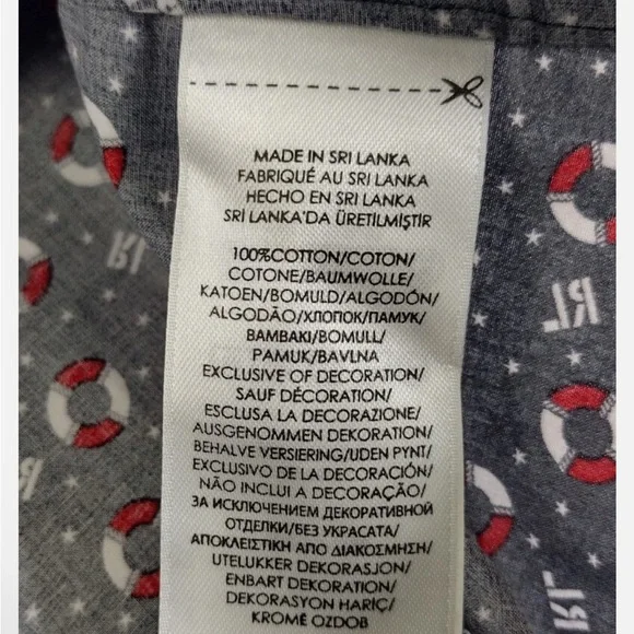 Ralph Lauren Blue Lifesaver Button Down Shirt - Picture 6 of 6